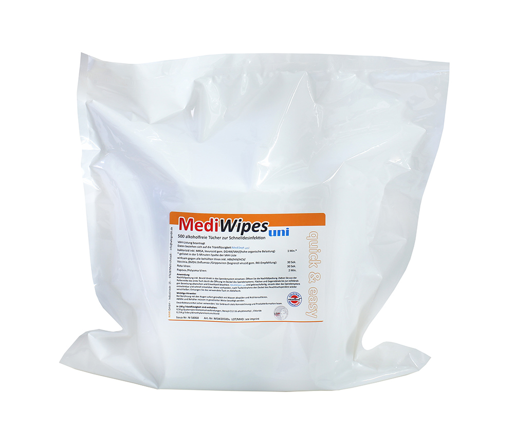 quick & easy MediWipes uni 500 Blatt