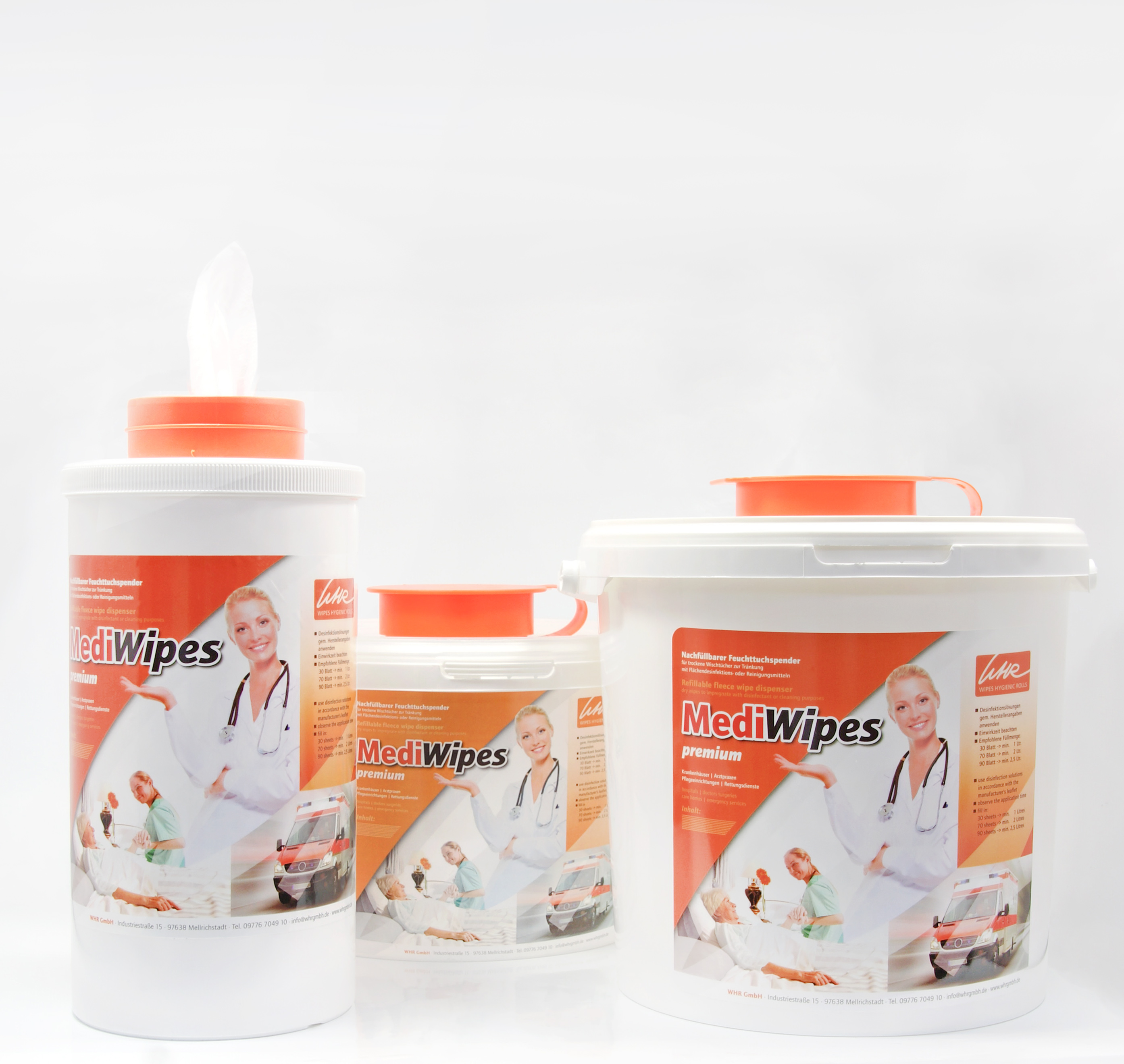 MediWipes Spenderdose Spendereimer Vorteilspack
