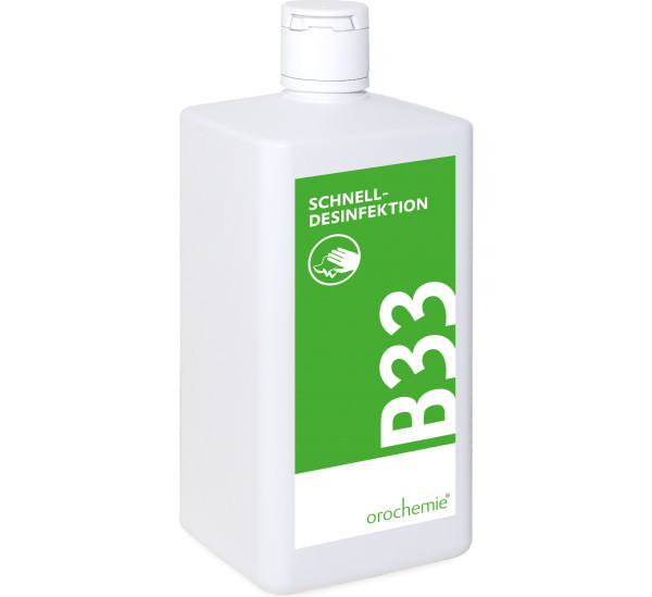 B 33 Schnelldesinfektion - Schnell & hochwirksam gegen alle Viren - Gebrauchsfertig